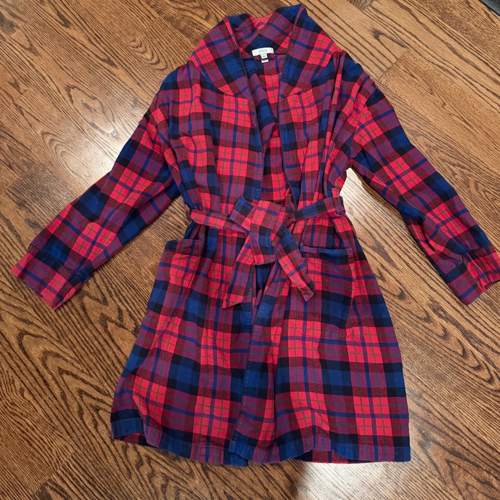 J.Crew Holiday Flannel Robe